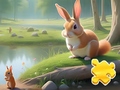 Spil Jigsaw Puzzle: Rabbit And Squirrels