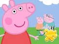 Spil Jigsaw Puzzle: Peppa With Family