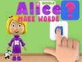 Spil World of Alice Make Words