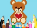 Spil Coloring Book: Toy Bear