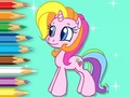Spil Coloring Book: Shining Pony