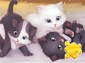 Spil Jigsaw Puzzle: Playing Cats