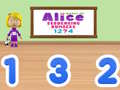 Spil World of Alice  Sequencing Numbers