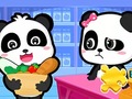 Spil Jigsaw Puzzle: Baby Panda Supermarket