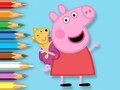 Spil Coloring Book: Peppa With Toy Bear