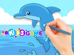 Spil Coloring Book: Cute Dolphin