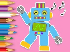 Spil Coloring Book: Robot Dancing