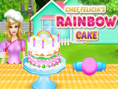 Spil Chef Felicia`s Rainbow Cake