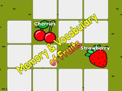 Spil Memory & Vocabulary of Fruits