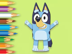 Spil Coloring Book: Happy Bluey