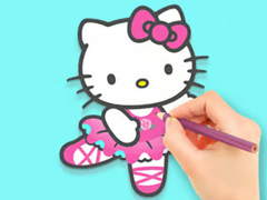 Spil Coloring Book: Hello Kitty Dancing