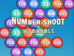 Spil Number Shoot x 2 bubble