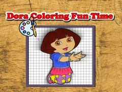 Spil Dora Coloring Fun Time