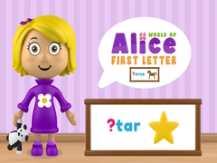 Spil World of Alice First Letter