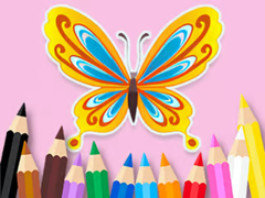 Spil Coloring Book: Beautiful Butterfly