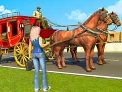Spil Horse Cart Transport Taxi Game