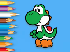 Spil Coloring Book: Yoshi Fishing Time