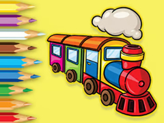 Spil Coloring Book: Running Train