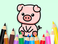 Spil Coloring Book: Cute Pig 2