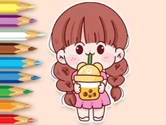 Spil Coloring Book: Lovely Girl