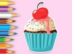 Spil Coloring Book: Apple Cupcake