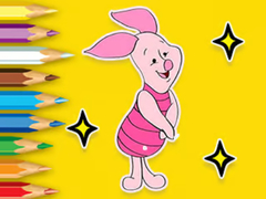 Spil Coloring Book: Piglet With Balloon