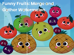 Spil Funny fruits: merge and gather watermelon