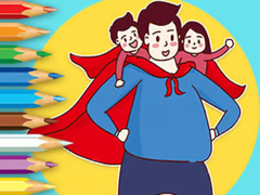 Spil Coloring Book: Father's Day