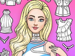 Spil Girl Coloring Dress Up Games