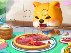 Spil Jigsaw Puzzle: Pizza Dog