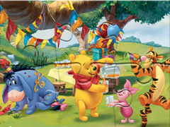 Spil Jigsaw Puzzle: Winnie The Pooh Party