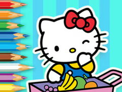 Spil Coloring Book: Hello Kitty Market