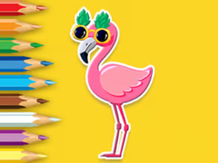 Spil Coloring Book: Flamingo