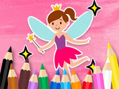 Spil Coloring Book: Little Pretty Fairy