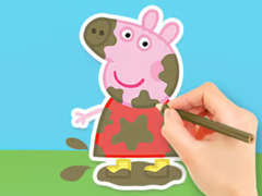 Spil Coloring Book: Peppa In The Mud