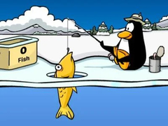 Spil Club Penguin: Ice Fishing