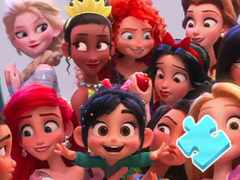 Spil Jigsaw Puzzle: Disney Princess Family Photo