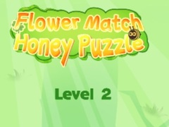 Spil Flower Match Honey Puzzle