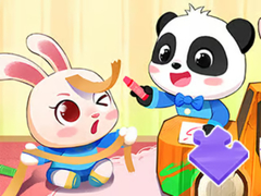 Spil Jigsaw Puzzle: Baby Panda Play Time