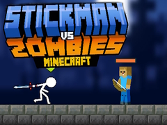 Spil Stickman vs Zombies Minecraft