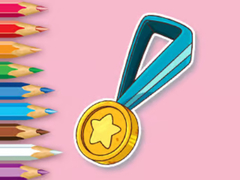 Spil Coloring Book: Medal