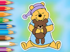 Spil Coloring Book: Winnie With Toy Bear