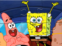 Spil Jigsaw Puzzle: SpongeBob SquarePants Sweet Family