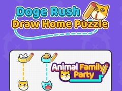 Spil Doge Rush : Draw Home Puzzle