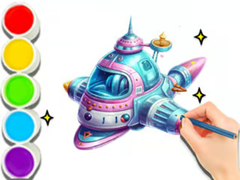 Spil Coloring Book: Space Travel