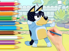 Spil Coloring Book: Bluey And Bingo