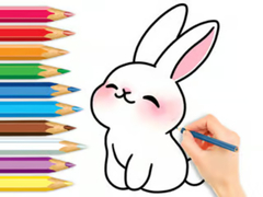 Spil Coloring Book: Cute Rabbit