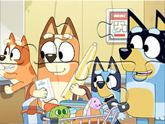 Spil Jigsaw Puzzle: Bluey Shopping Day