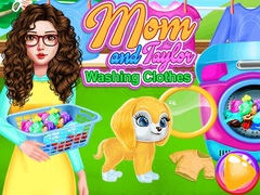 Spil Mom And Taylor Washing Clothes