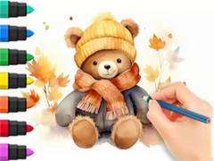 Spil Coloring Book: Autumn Bear